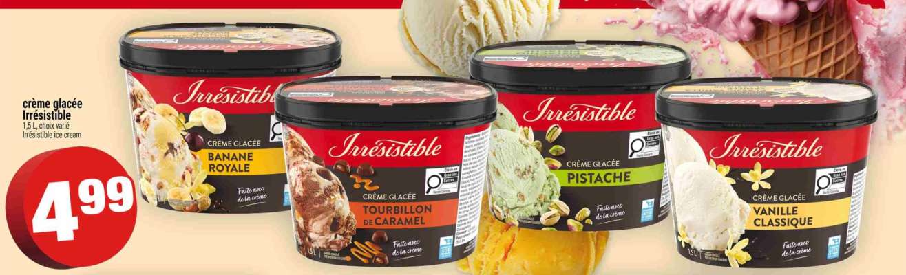 CRÈME GLACÉE IRRÉSISTIBLE
