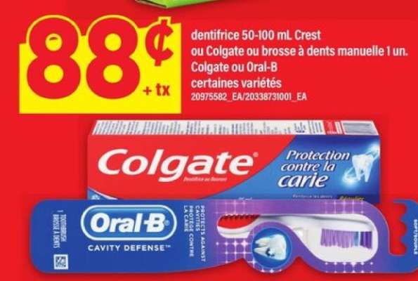 Crest, Colgate ou Oral-B