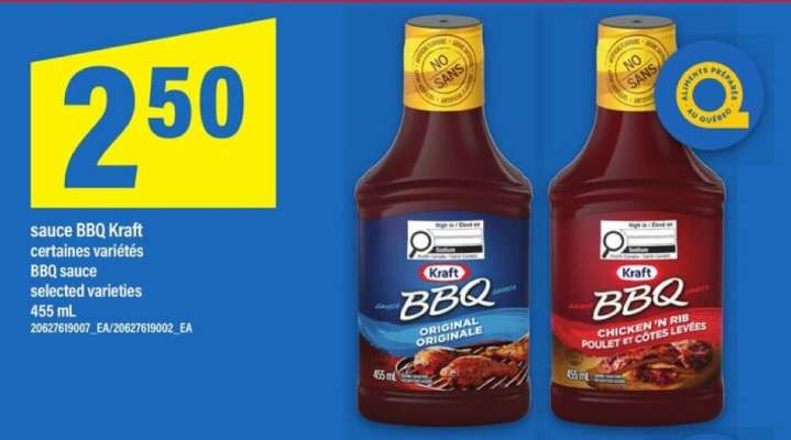 sauce BBQ Kraft