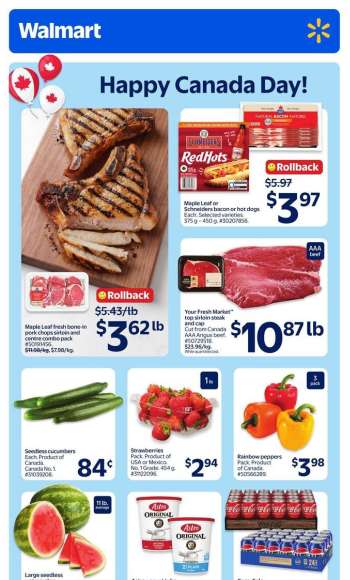 Walmart Flyer - June 25, 2026 - July 01, 2026.