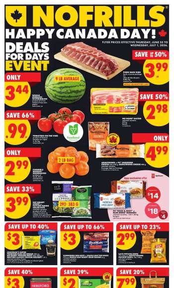 No Frills Flyer - June 25, 2026 - July 01, 2026.