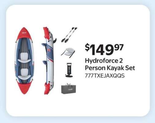 Hydroforce 2 Person Kayak Set