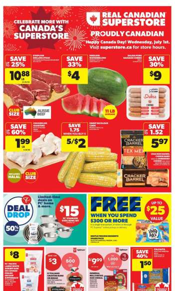 Real Canadian Superstore Flyer - June 25, 2026 - July 01, 2026.