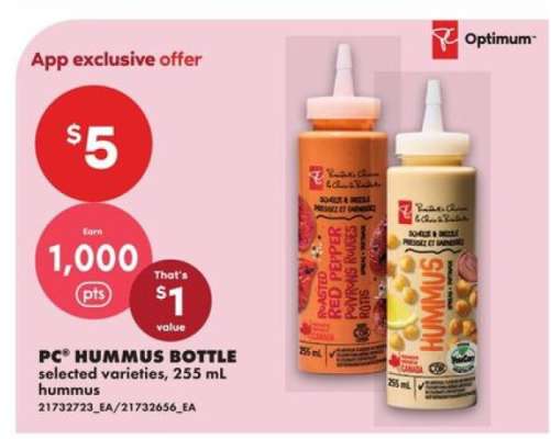 PC® HUMMUS BOTTLE