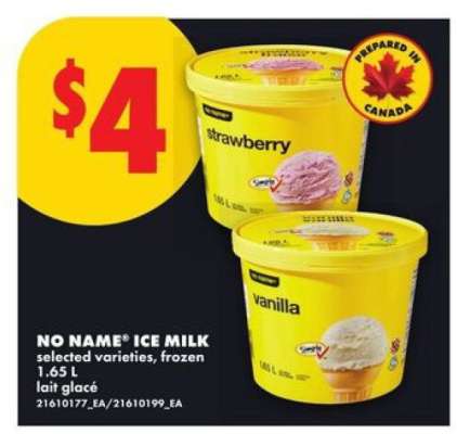NO NAME® ICE MILK