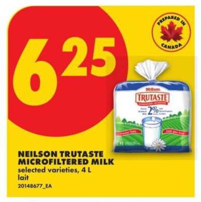 NEILSON TRUTASTE MICROFILTERED MILK