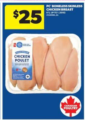 PC Boneless Skinless Chicken Breast