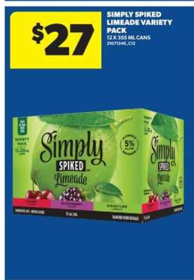 Simply Spiked Limeade Variety Pack