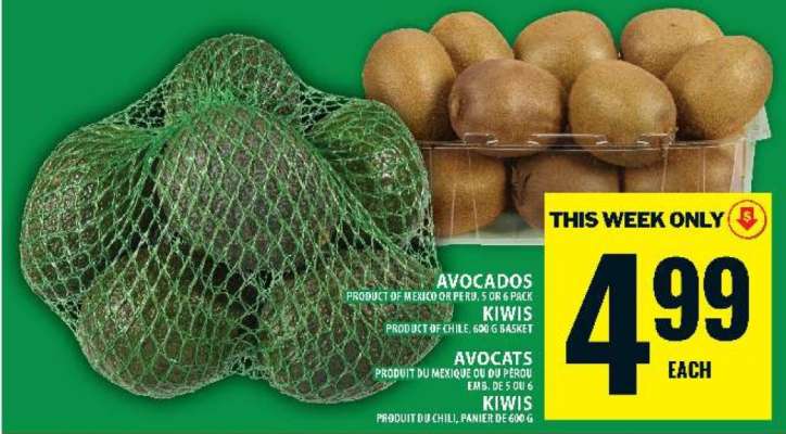 AVOCADOS OR KIWIS