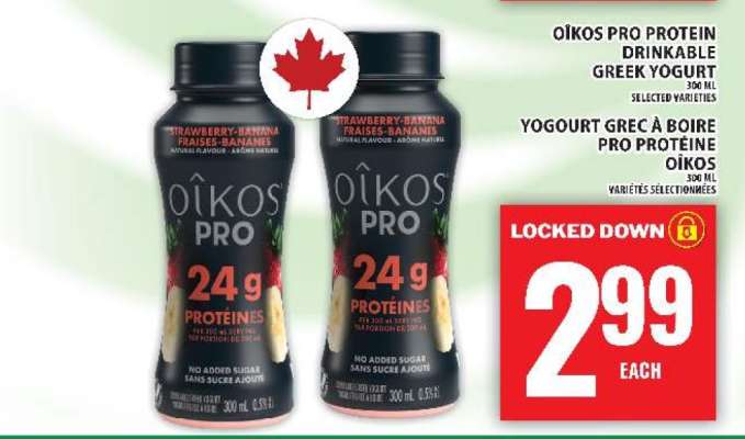 Oikos Pro Protein Drinkable Greek Yogurt