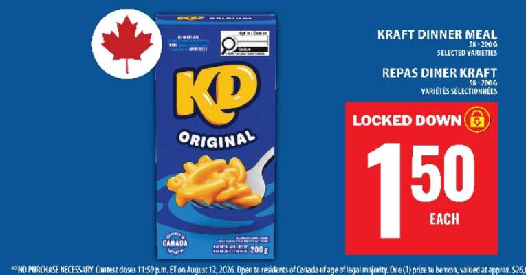 Kraft Dinner Meal