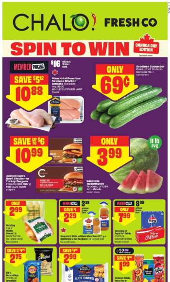 Chalo! FreshCo. Flyer - June 25, 2026 - July 01, 2026.