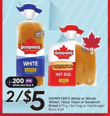 DEMPSTER'S Bread and Buns