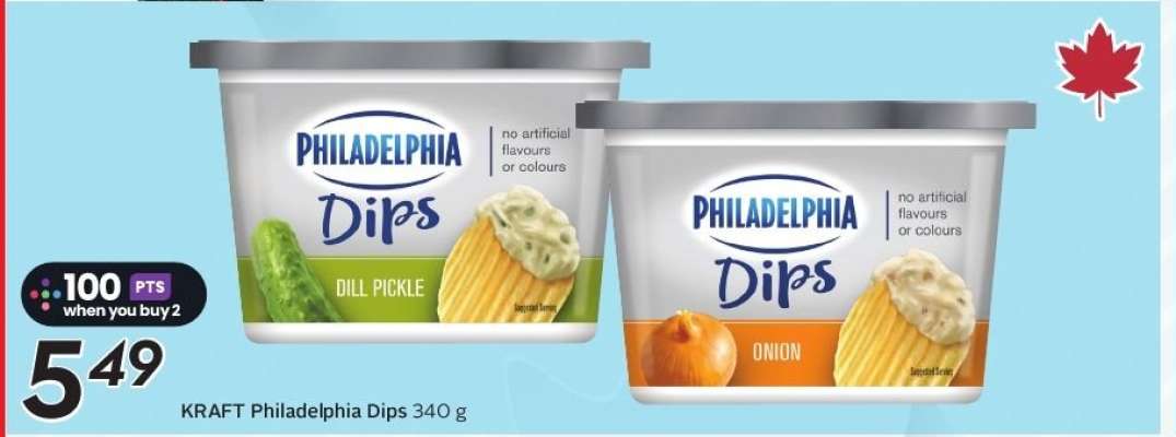 KRAFT Philadelphia Dips 340 g