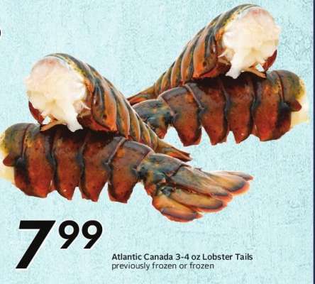 Atlantic Canada 3-4 oz Lobster Tails