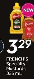 FRENCH'S Specialty Mustards