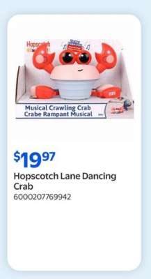 Hopscotch Lane Dancing Crab