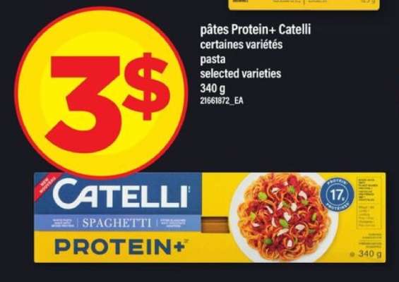 pâtes Protein+ Catelli