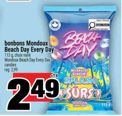 bonbons Mondoux Beach Day Every Day