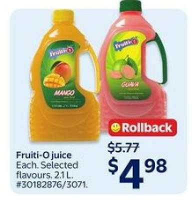 Fruit-O juice