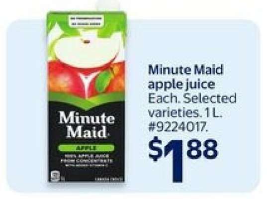 Minute Maid Apple Juice