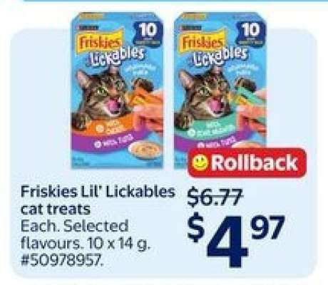 Friskies Lil' Lickables Cat Treats