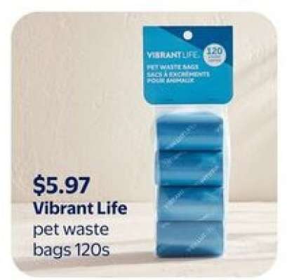 Vibrant Life pet waste bags 120s