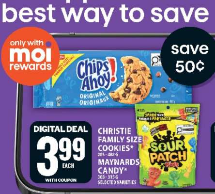 Christie Family Size Cookies & Maynards Candy