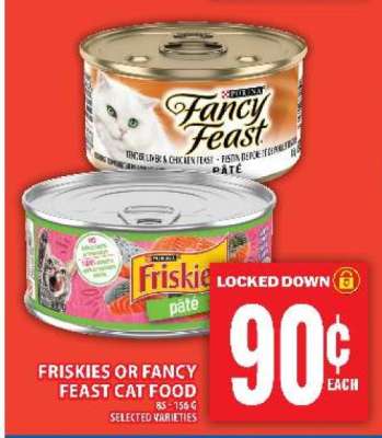 Friskies or Fancy Feast Cat Food