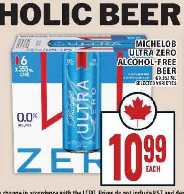 Michelob Ultra Zero Alcohol-Free Beer