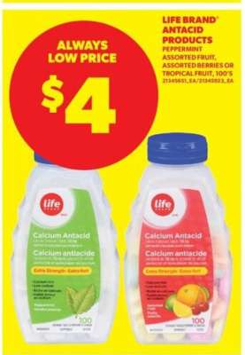 Life Brand Antacid Products