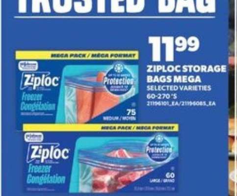 Ziploc Storage Bags Mega