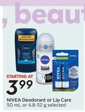 NIVEA Deodorant or Lip Care