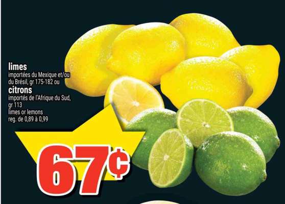 limes ou citrons