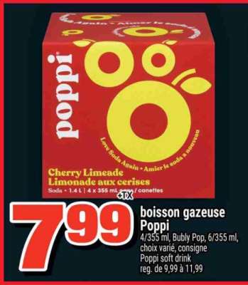 boisson gazeuse Poppi