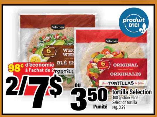 tortilla Selection