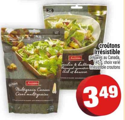 CROÛTONS IRRÉSISTIBLE