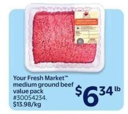 Your Fresh Market™ medium ground beef value pack