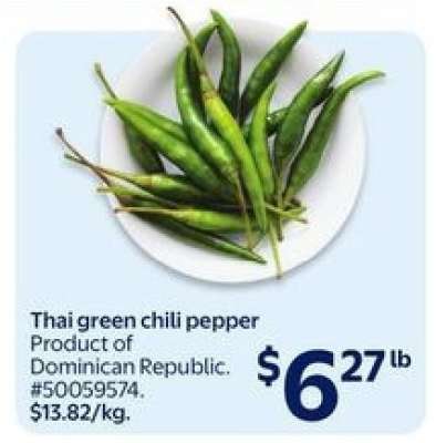 Thai Green Chili Pepper