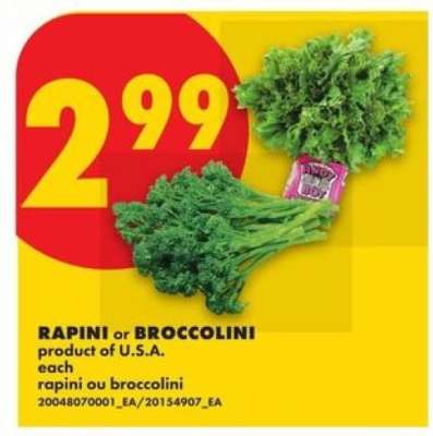 RAPINI or BROCCOLINI