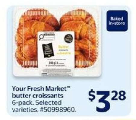 Your Fresh Market™ butter croissants