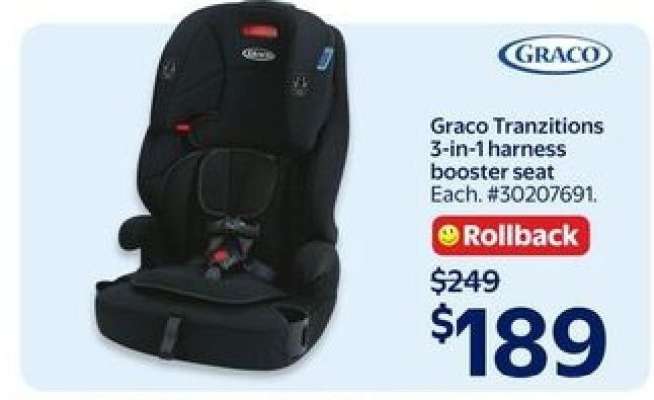 Graco Tranzitions 3-in-1 harness booster seat