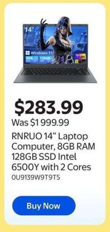 RNRUO 14” Laptop Computer