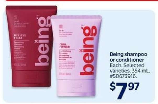 Being shampoo or conditioner