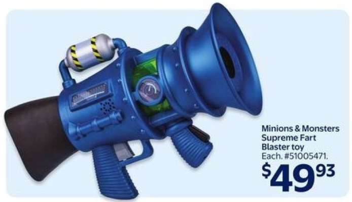 Minions & Monsters Supreme Fart Blaster toy