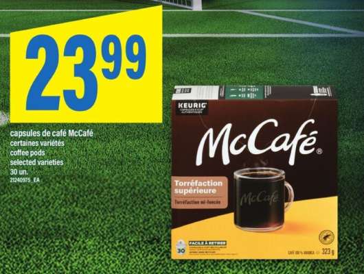CAPSULES DE CAFÉ McCAFÉ