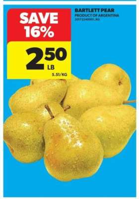 Bartlett Pear