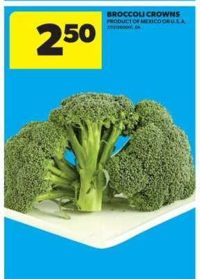 BROCCOLI CROWNS