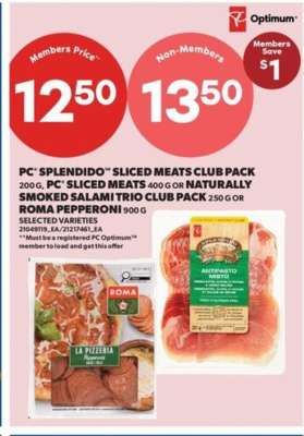 PC® Splendido™ Sliced Meats Club Pack