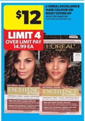 L'Oreal Excellence Hair Colour or Root Cover Up